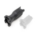 Strike Industries - Chwyt Picatinny Angled Vertical Grip - Long - Czarny - SI-AR-CMAG-RAIL-L-BK